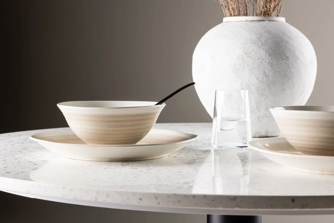 Schalen Aurelia - 2er-Set – Steingut, Beige und hitzebeständig