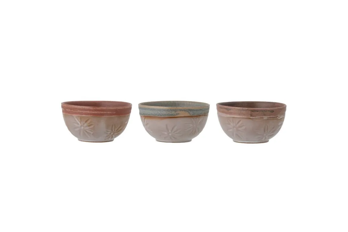 Schalen-Set Fiora – Steingut mit reaktiver Glasur (3er-Set)