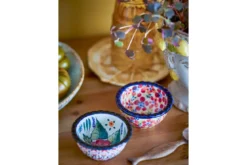 Schalen-Set „Floria“ – Buntes Steingut (2-teilig)