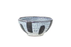Schalen -Set „Kairox“ – Blau-Schwarzes Steingut (4-teilig)