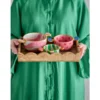 Schalen-Set Pelang – handbemaltes Steingut in bunten Farben (3er-Set)