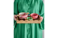 Schalen-Set Pelang – handbemaltes Steingut in bunten Farben (3er-Set)