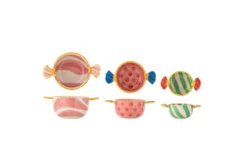 Schalen-Set Pelang – handbemaltes Steingut in bunten Farben (3er-Set)