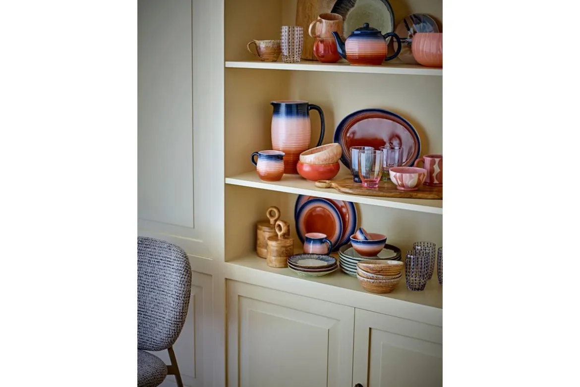 Schalen-Set Yuri – Reaktive Glasur in Rosé (4er-Set)