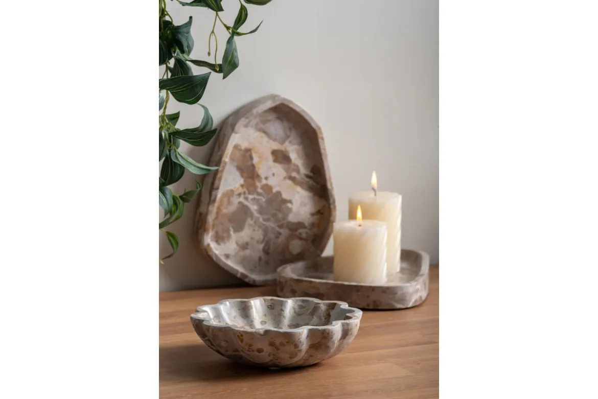Schale Ovano – gefertigt aus Marmor / Blumenförmig