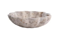 Schale Ovano – gefertigt aus Marmor / Blumenförmig