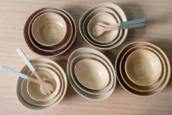 Schale Rosélis – gefertigt aus Bamboo (3er Set)