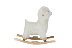 Schaukelspielzeug Malina - Lama aus Holz & Stoff für Kinder
