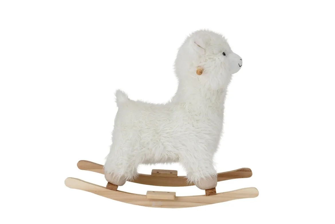 Schaukelspielzeug Malina - Lama aus Holz & Stoff für Kinder