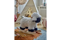 Schaukelspielzeug Molly – weiches Schaukelschaf aus Holz & Stoff für Kinder