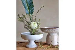 Schüssel Erin - Weißer Marmor mit elegantem Stand
