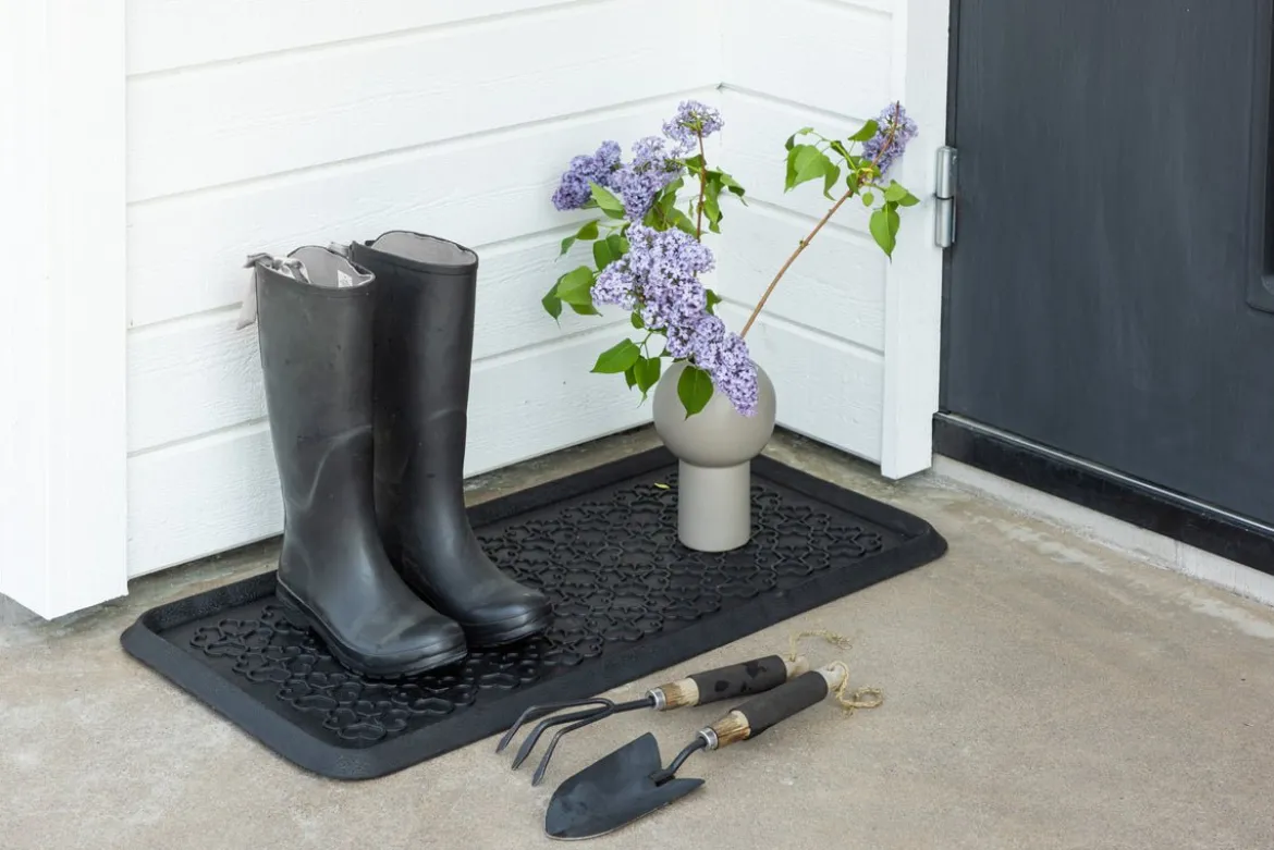 Schuhmatte Lora - in Schwarz aus Gummi