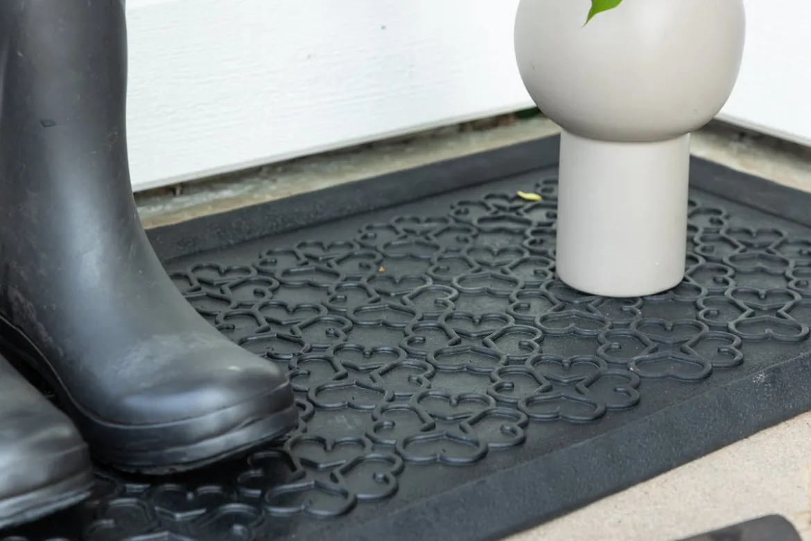Schuhmatte Lora - in Schwarz aus Gummi