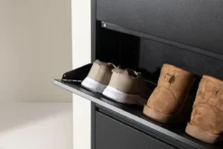 Schuhregal Arvani – Schwarz, Modern Minimal