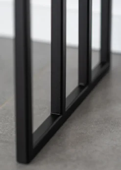 Schuhregal Bovi – Industrial Design in Schwarz, Cashew oder Weiß