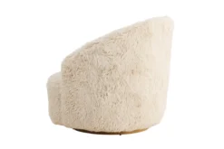 Sessel Astrid - Mit beigem Polyesterbezug