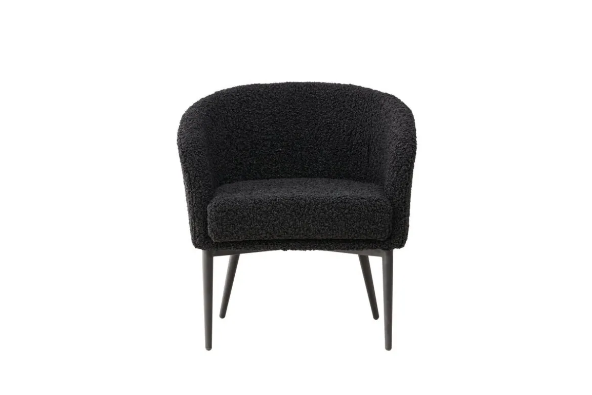Sessel Comfy - mit Teddyfell in wahlweise Schwarz oder Weiß