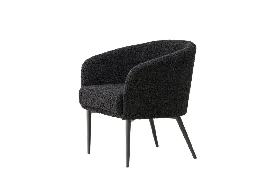 Sessel Comfy - mit Teddyfell in wahlweise Schwarz oder Weiß