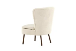 Sessel Hedwig - Mit beigem Polyesterstoff
