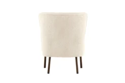 Sessel Hedwig - Mit beigem Polyesterstoff