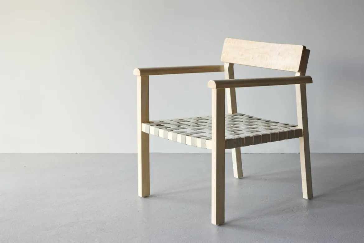 Sessel Olympia - aus Mangoholz und Polyester in Natur