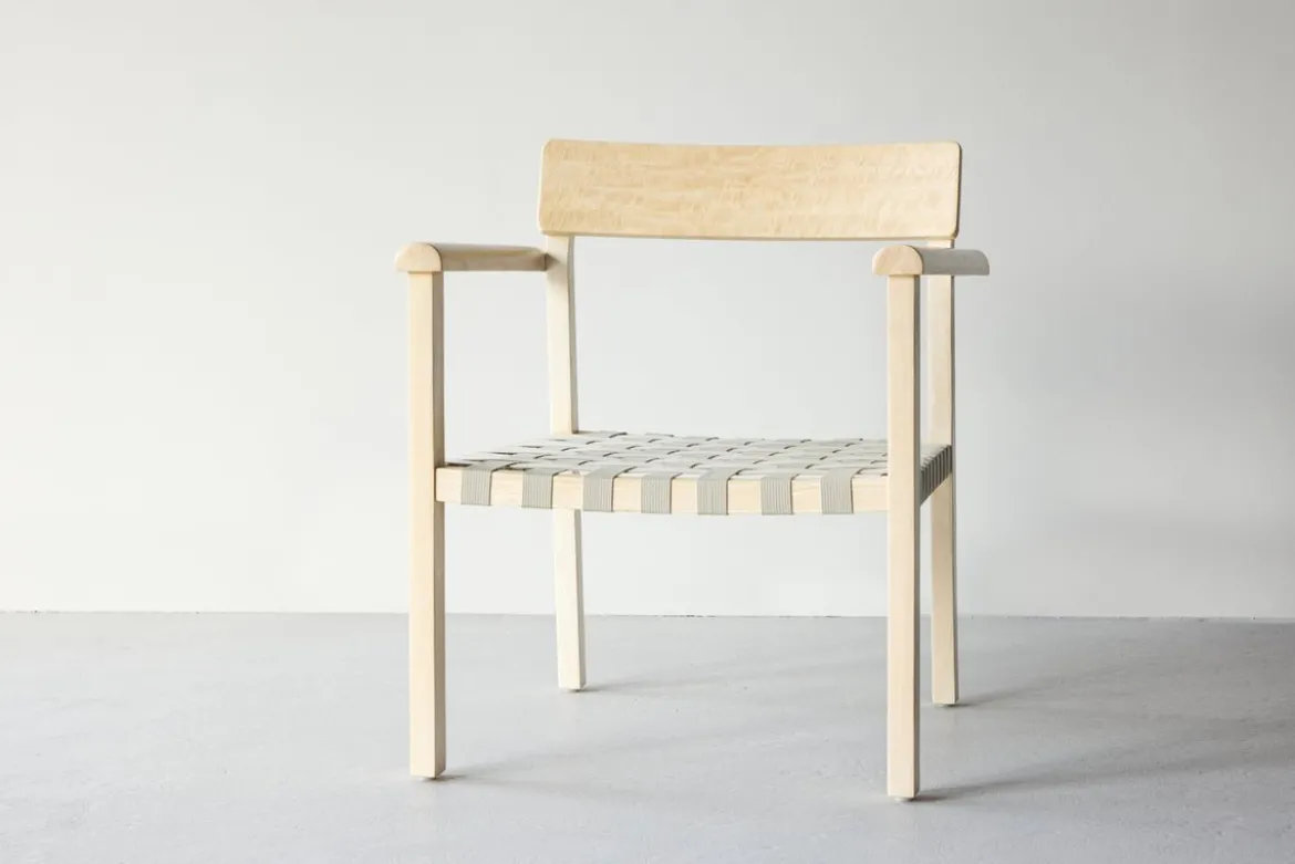 Sessel Olympia - aus Mangoholz und Polyester in Natur