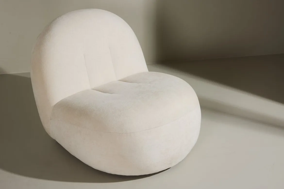 Sessel Osram - Minimalistisches Design in Weiß
