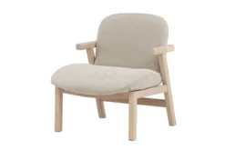 Sessel Railey - mit Gestell aus Gummibaumholz