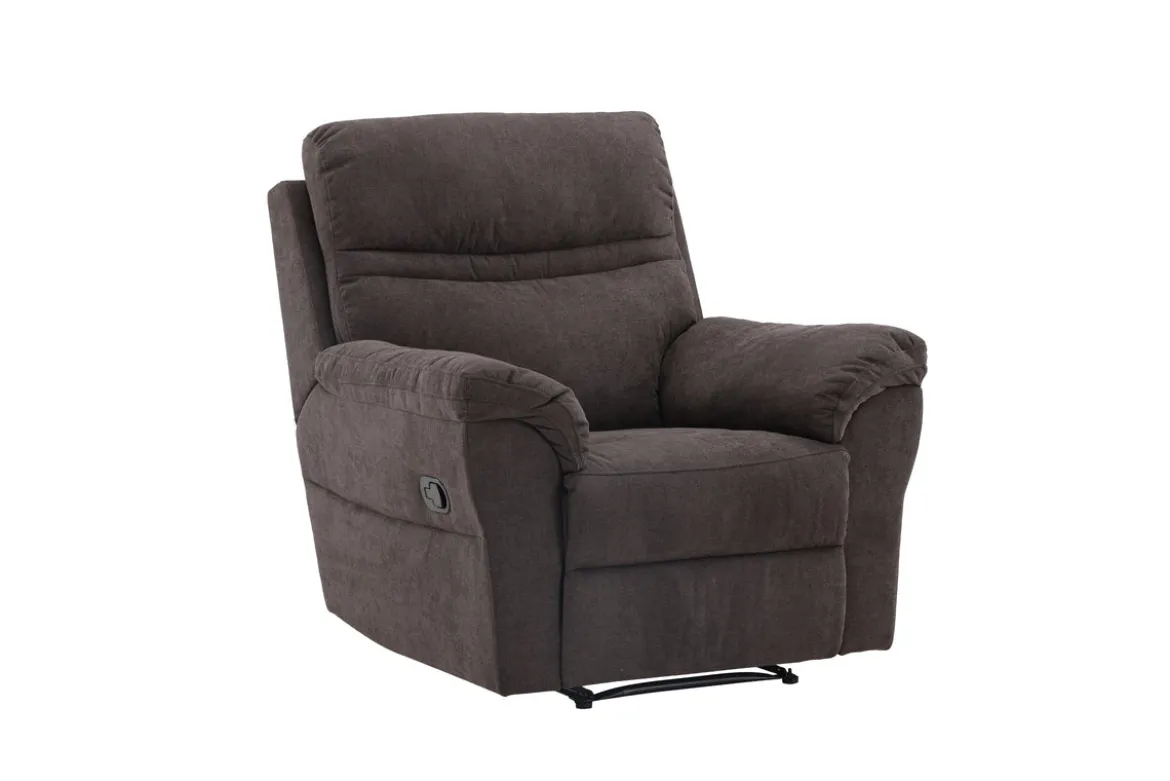 Sessel Toronto - Klappbar mit Fußstütze in der Farbe Braun