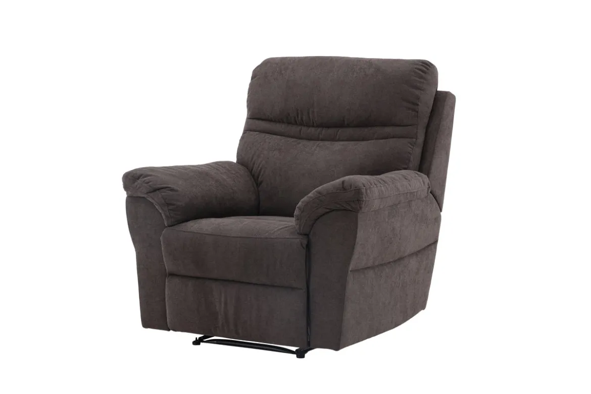 Sessel Toronto - Klappbar mit Fußstütze in der Farbe Braun