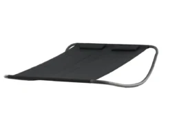 Sonnenliege Comfort - aus Polyester in Schwarz