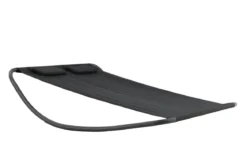 Sonnenliege Comfort - aus Polyester in Schwarz