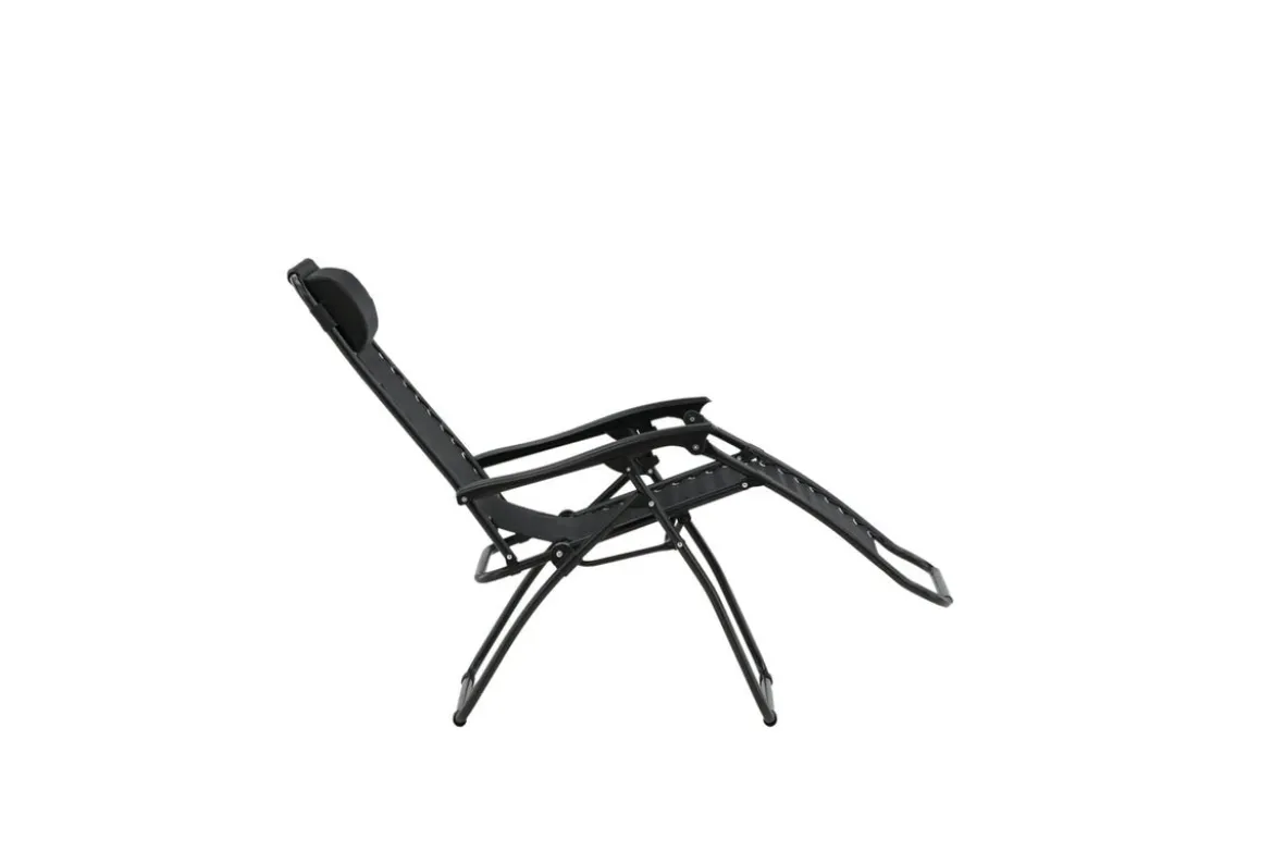 Sonnenliege Trainline - in wahlweise Grau oder Schwarz mit Faltfunktion