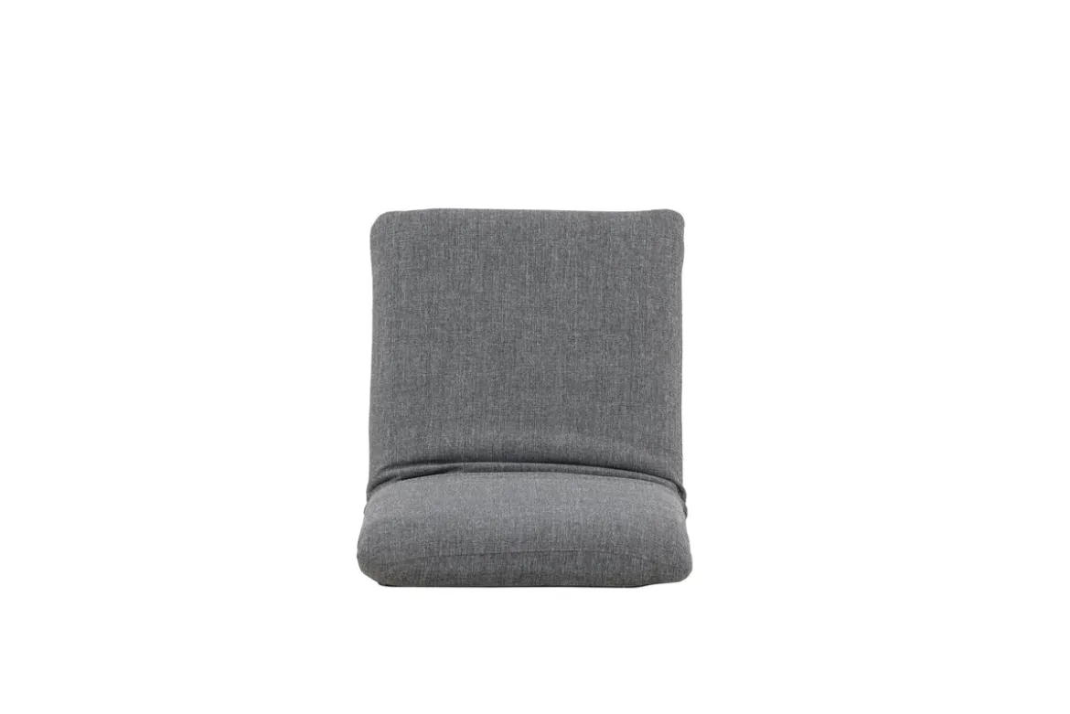 Sonnenliege Zephyra - aus Polyester mit Stahlgestell in Grau