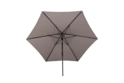 Sonnenschirm Imperia – Ø300 cm aus grauem Polyester