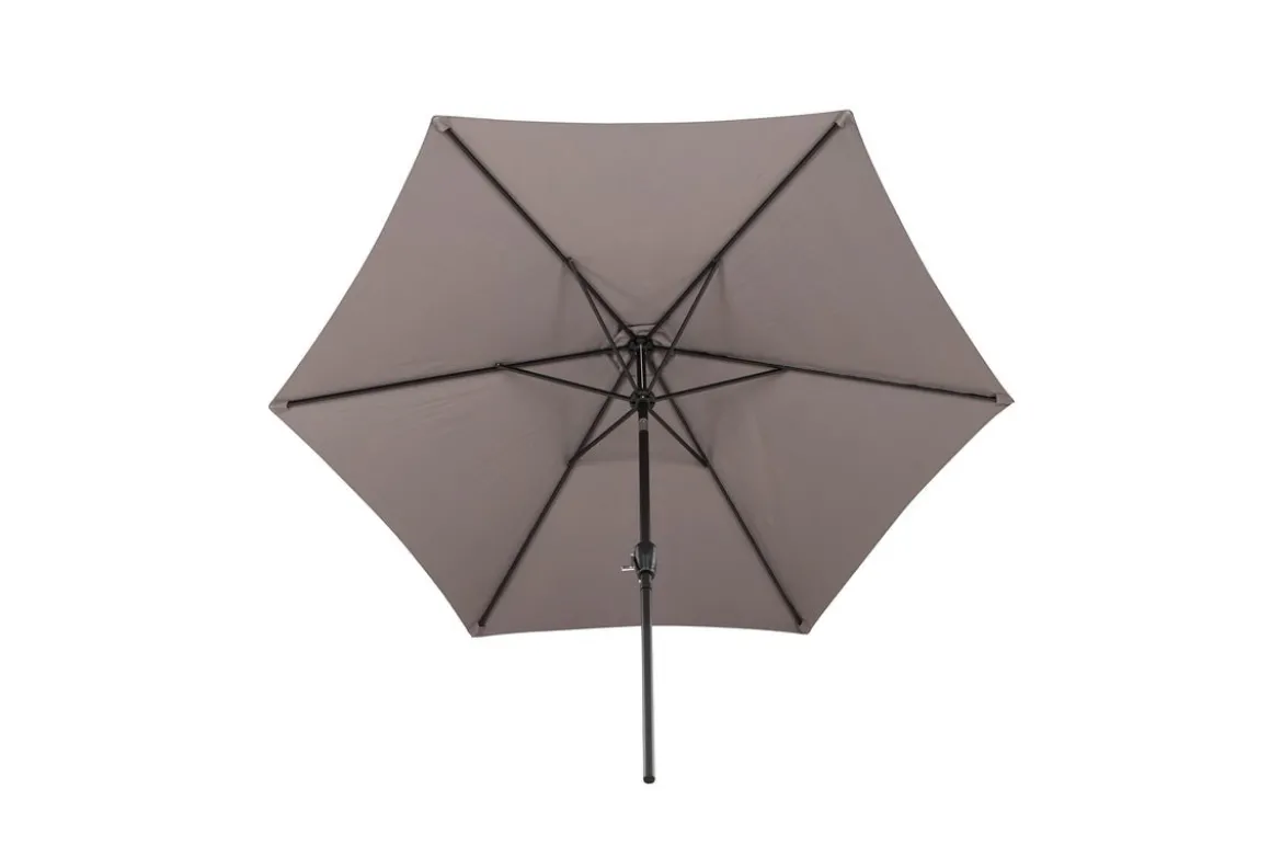 Sonnenschirm Imperia – Ø300 cm aus grauem Polyester