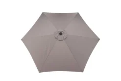 Sonnenschirm Imperia – Ø300 cm aus grauem Polyester