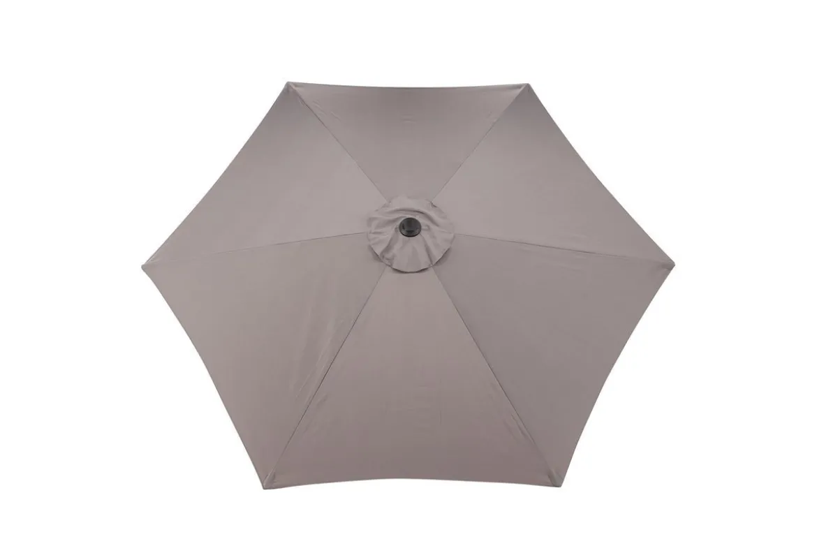 Sonnenschirm Imperia – Ø300 cm aus grauem Polyester