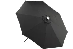 Sonnenschirm Lightning – Ø270 cm in wahlweise Schwarz oder Grau