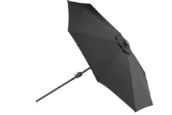 Sonnenschirm Lightning – Ø270 cm in wahlweise Schwarz oder Grau