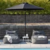 Sonnenschirm Mimor – Ø300 cm in Schwarz