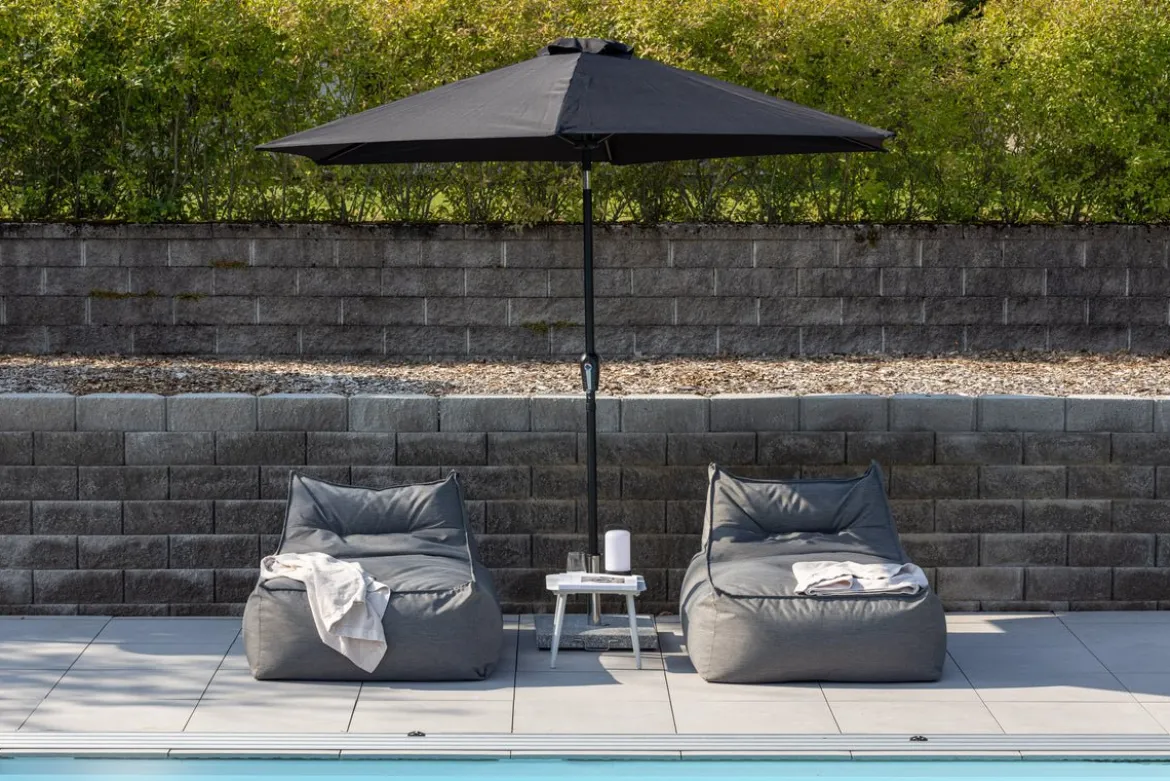 Sonnenschirm Mimor – Ø300 cm in Schwarz