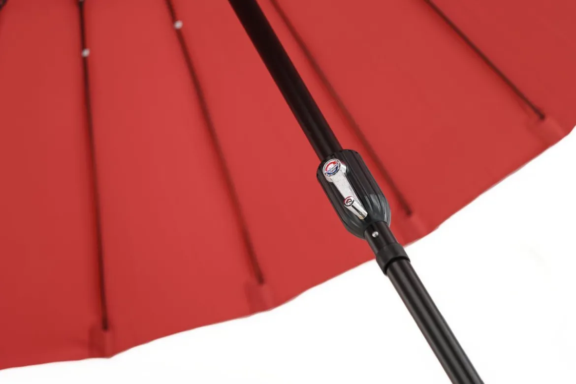 Sonnenschirm Rivierra – Ø270 cm in der Farbe Rot