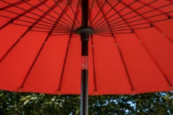 Sonnenschirm Rivierra – Ø270 cm in der Farbe Rot
