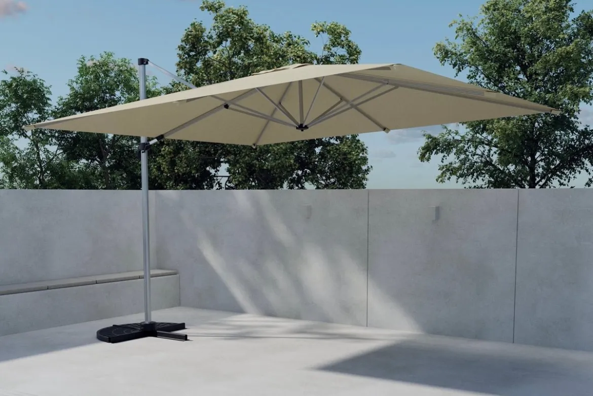 Sonnenschirm Velora – 294x294 cm in der Farbe Beige