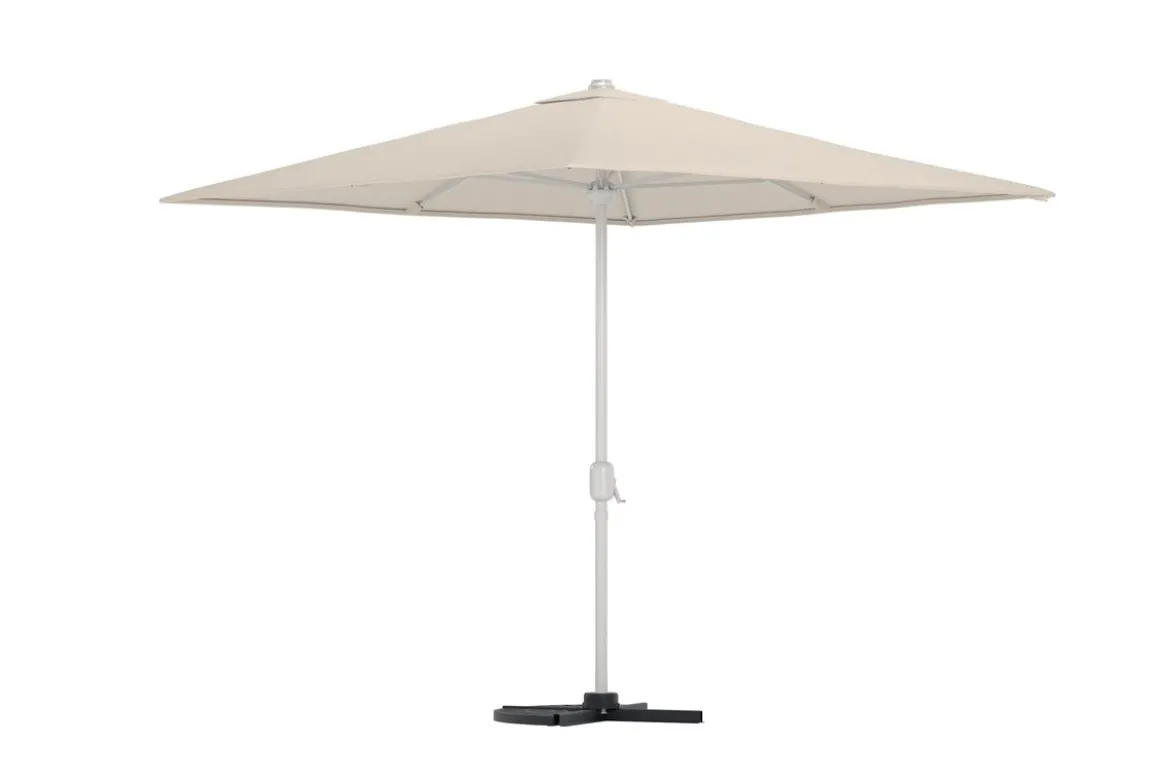 Sonnenschirm Zenaro – Mit Stahlgestell und Schirmdach in Beige