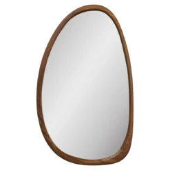 Spiegel Ardano XL – Organische Form im Holz-Look (38,5×64,5 cm)