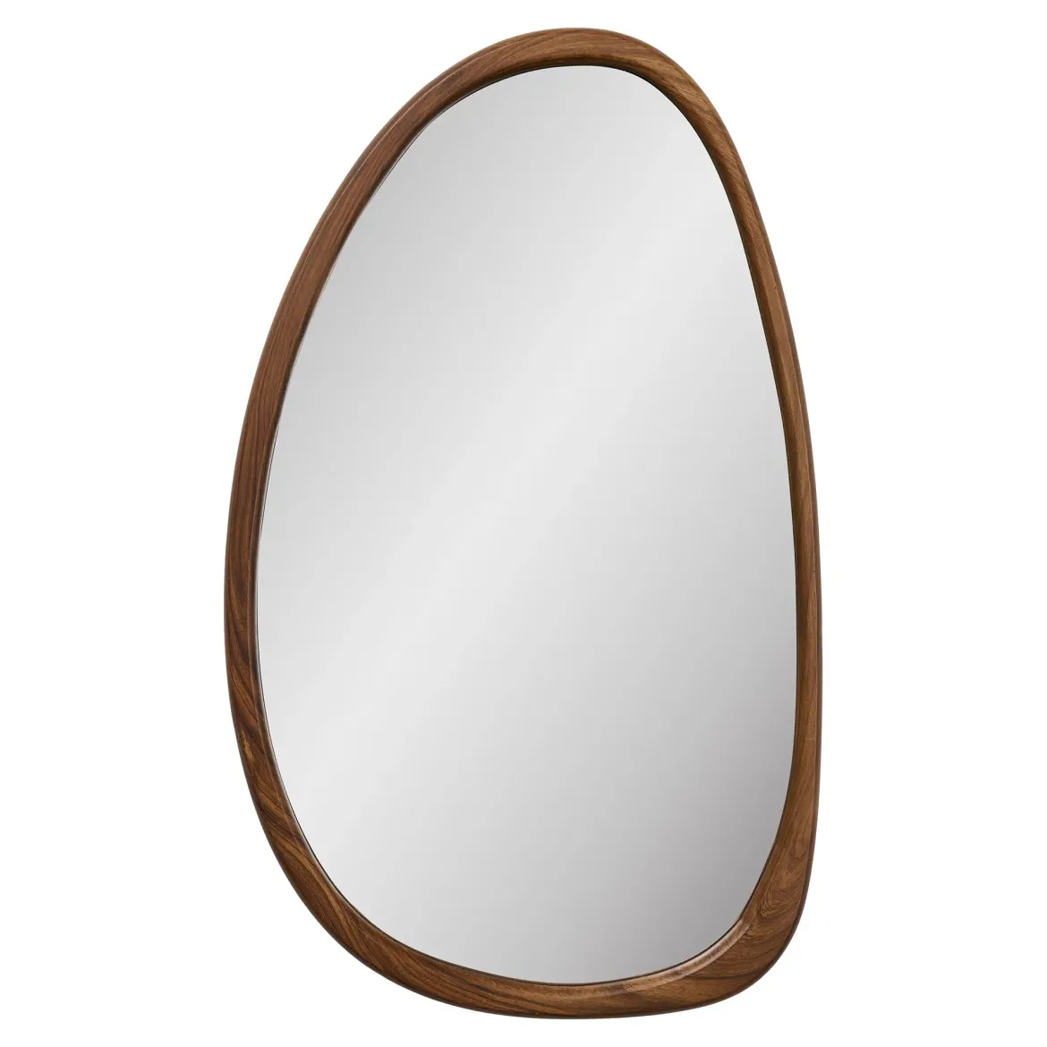 Spiegel Ardano XL – Organische Form im Holz-Look (38,5×64,5 cm)