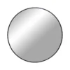 Spiegel Cirano – Runddesign mit schwarzem Alurahmen (Ø60 cm)