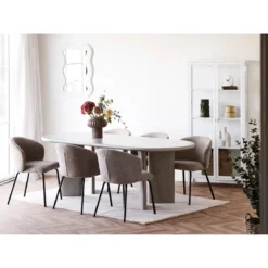 Spiegel Fiorenzo – Teddy-Design in Weiß